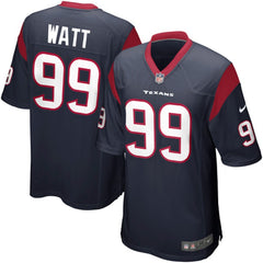 JJ Watt Houston Texans Game Jersey - Navy Blue