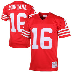 Joe Montana San Francisco 49ers Mitchell & Ness Retired Player Vintage Jersey - Scarlet 2018/2019