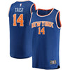 Image of Allonzo Trier New York Knicks Branded Fast Break Jersey - Icon Edition - Blue