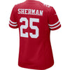 Image of Richard Sherman San Francisco 49ers Women's Game Jersey– Scarlet 2018/2019