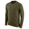 Image of Tampa Bay Buccaneers Men's Long Sleeve Olive Salute to Service Sideline Legend Performance 2018/2019
