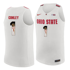 Ohio State CONLEY 1 White Jersey