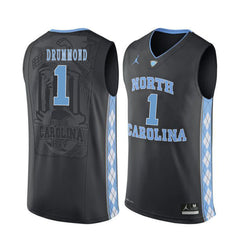 North Carolina DRUMMOND 1 Black Jersey