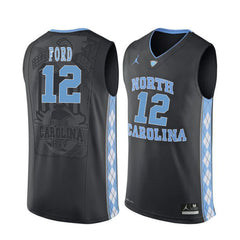 North Carolina FORD 12 Black Jersey