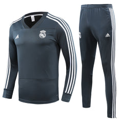 Real Madrid Football Kits Gray Training Suits 2018-2019