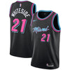 Image of Hassan Whiteside Miami Heat Black Swingman City Edition Jersey 2018 - 2019
