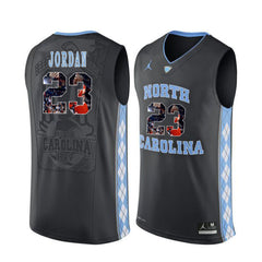 North Carolina JORDAN 23 Black Jersey 2018 - 2019