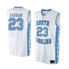 North Carolina JORDAN 23 White Jersey