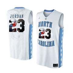 North Carolina JORDAN 23 White Jersey 2018 - 2019