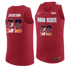 Ohio State JACKSON 22 Scarlet Jersey