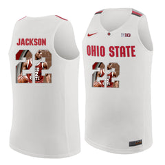 Ohio State JACKSON 22 White Jersey