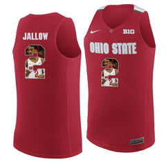 Ohio State JALLOW 2 Scarlet Jersey