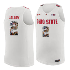 Ohio State JALLOW 2 White Jersey