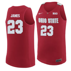 Ohio State James 23 Scarlet Jersey