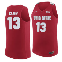 Ohio State Karow 13 Scarlet Jersey