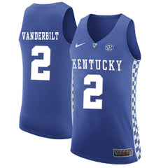 Kentucky VANDERBILT 2 Blue Jersey 2018 - 2019