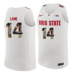 Ohio State LANE 14 White Jersey