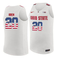 Ohio State Oden 20 White Jersey