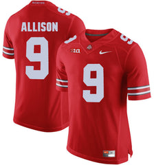 Ohio State ALLISON 9 Scarlet Jersey