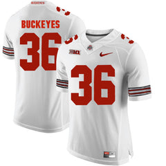 Ohio State BUCKEYES 36 White Jersey