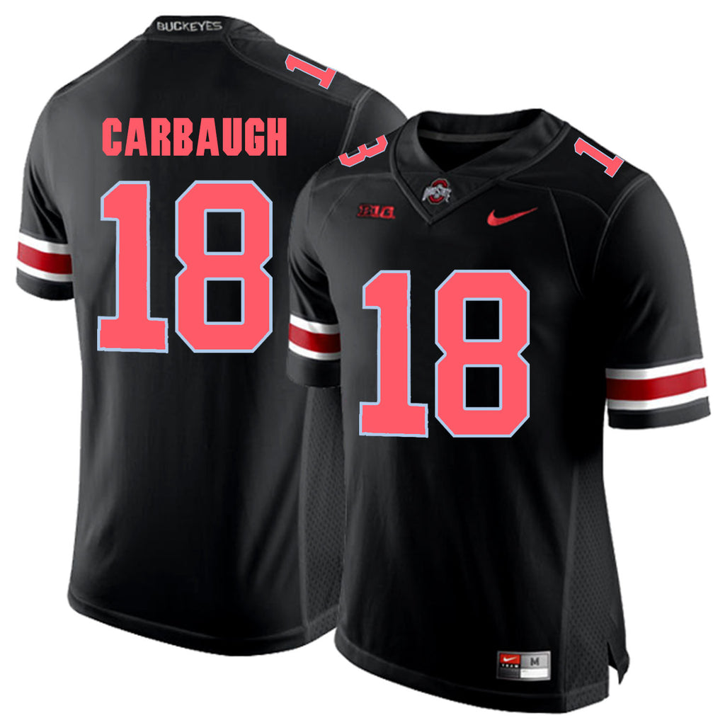 Ohio State CARBAUGH 18 Blackout Jersey 2018 - 2019
