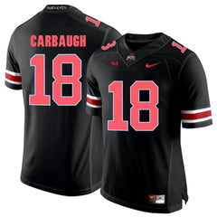 Ohio State CARBAUGH 18 Blackout Jersey 2018 - 2019