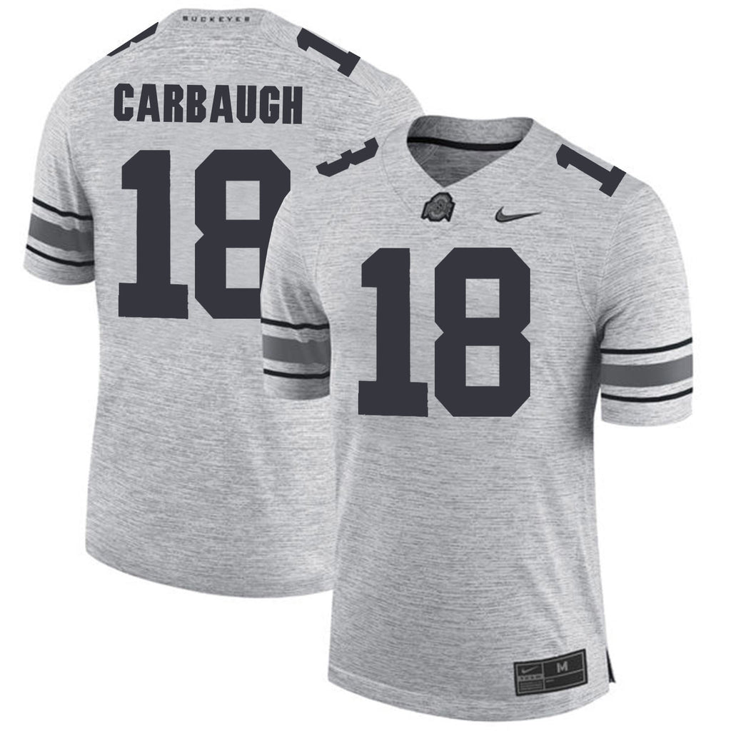 Ohio State CARBAUGH 18 Gray Jersey 2018 - 2019