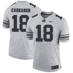 Ohio State CARBAUGH 18 Gray Jersey 2018 - 2019