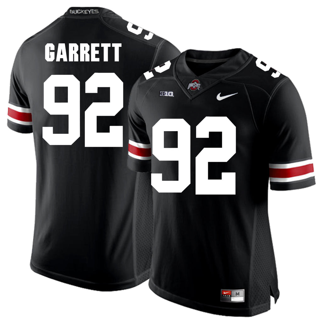 Ohio State GARRETT 92 Black Jersey 2018 - 2019