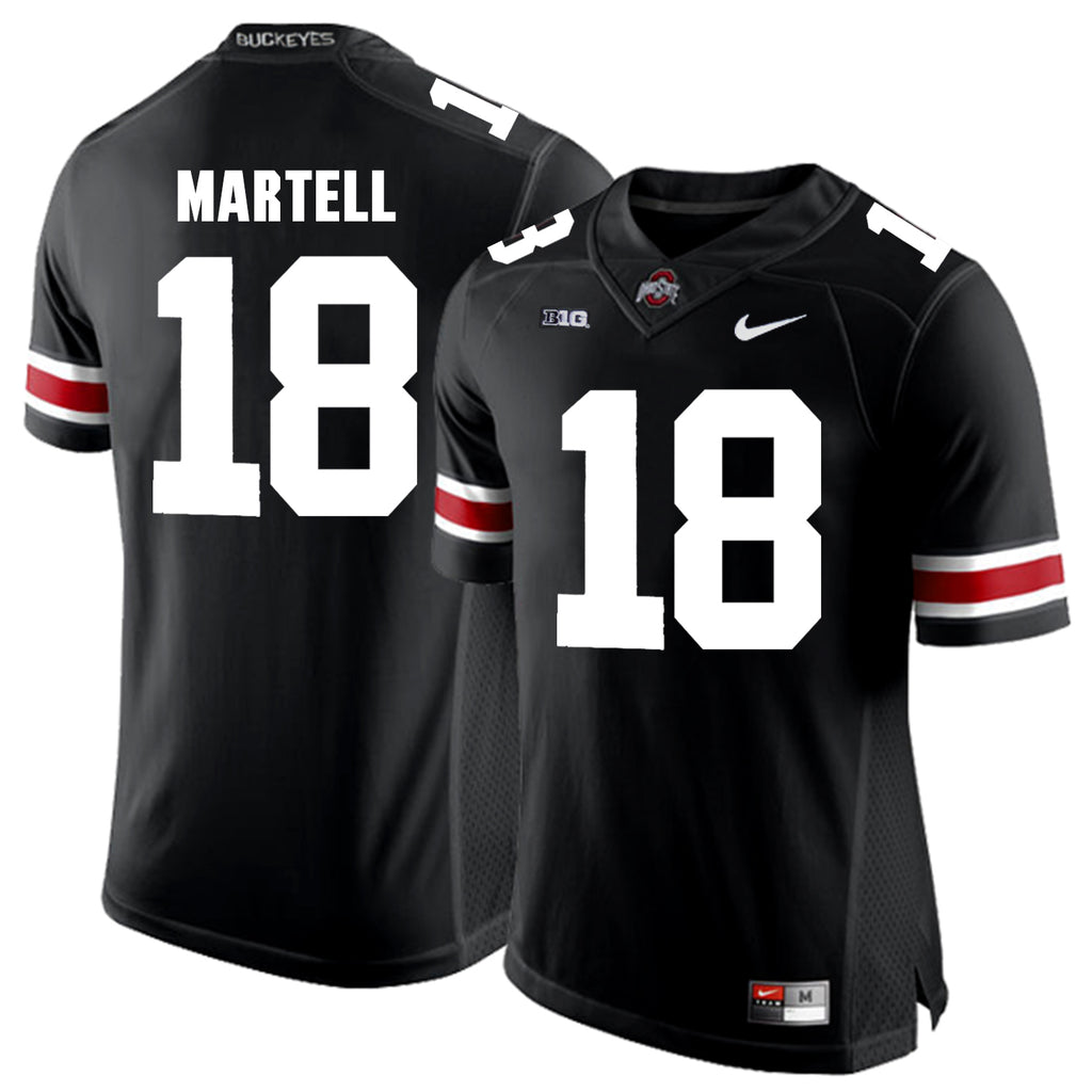 Ohio State MARTELL 18 Black Jersey