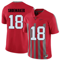 Ohio State SHOEMAKER 18 Red Black Jersey 2018 - 2019
