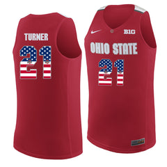 Ohio State Turner 21 Scarlet Jersey