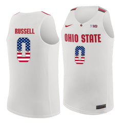 Ohio State Russell 0 White Jersey