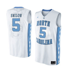 North Carolina SMILOW 5 White Jersey