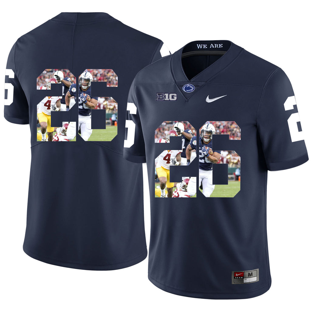 Penn State Saquon Barkley 26 Dark Blue Jersey 2018 - 2019