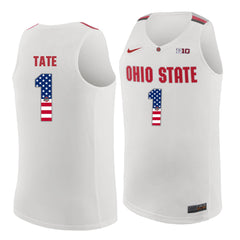 Ohio State Tate 1 White Jersey
