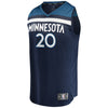 Image of Josh Okogie Minnesota Timberwolves Branded Fast Break Jersey - Icon Edition - Blue