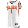 Image of Devin Booker Phoenix Suns Branded Fast Break Jersey White - Association Edition