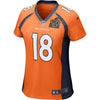 Image of Peyton Manning Denver Broncos Women's Orange Super Bowl 50 Game Jersey 2019