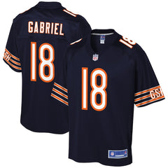 Taylor Gabriel Chicago Bears Pro Line Team Color Player Jersey – Navy 2018/2019