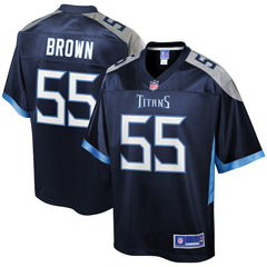 Jayon Brown Tennessee Titans Pro Line Team Player Jersey – Navy 2018/2019