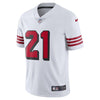 Image of Deion Sanders San Francisco 49ers Color Rush Vapor Untouchable Limited Retired Player Jersey – White 2018/2019
