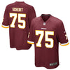 Image of Brandon Scherff Washington Redskins Game Jersey - Burgundy 2018/2019