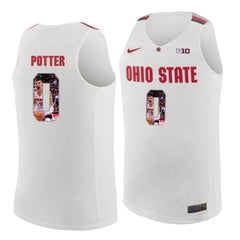 Ohio State Potter 0 White Jersey