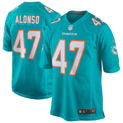 Kiko Alonso Miami Dolphins New Game Jersey – Aqua 2018/2019