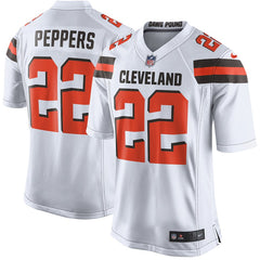 Jabrill Peppers Cleveland Browns Game Jersey - White 2018/2019