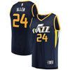 Image of Grayson Allen Utah Jazz Branded Fast Break Jersey Navy - Icon Edition