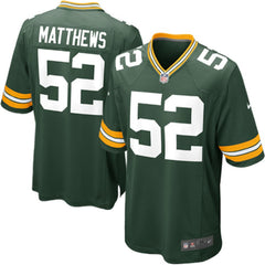 Clay Matthews Green Bay Packers Game Jersey - Green