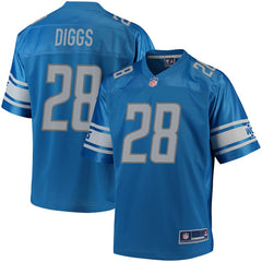 Quandre Diggs Detroit Lions NFL Pro Line Team Color Player Jersey  Blue