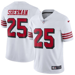 Richard Sherman San Francisco 49ers Color Rush Vapor Untouchable Limited Player Jersey – White 2018/2019